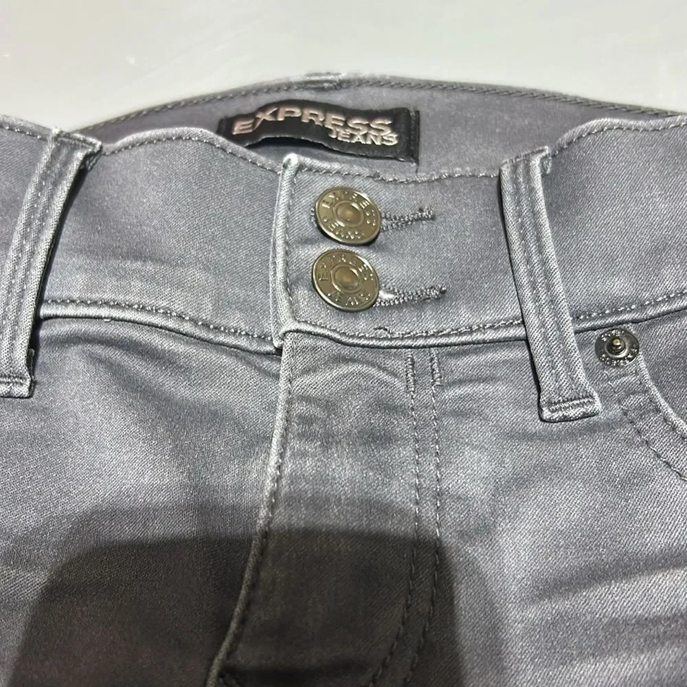 Express Ankle Stella Regular Fit Low Rise Jeans